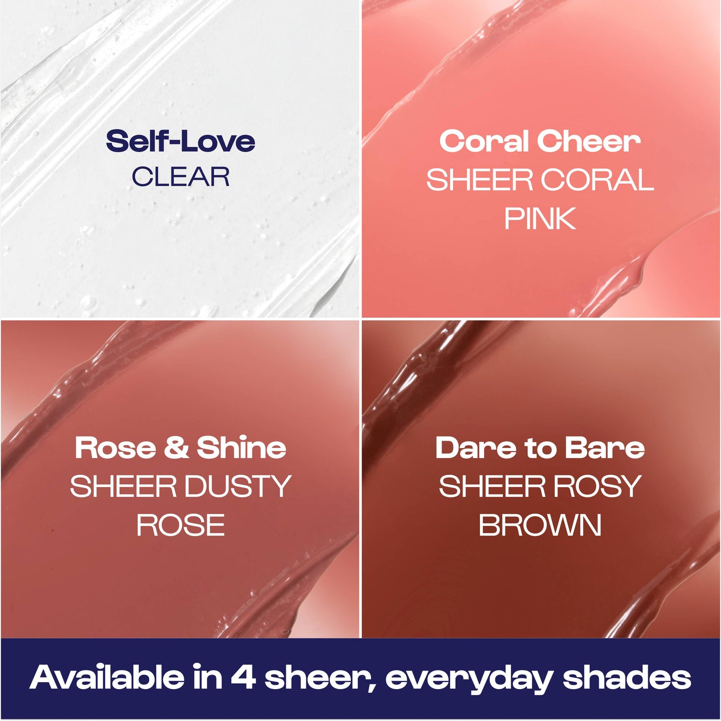 Coral Cheer Lip Goals Glossy Lip Balm/ Gifts / SPA