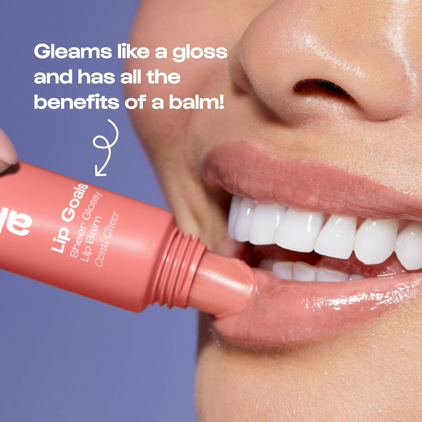 Rose & Shine (Sheer Dusty Rose) Lip Goals Glossy Lip Balm: Rose & Shine (Sheer dusty rose)