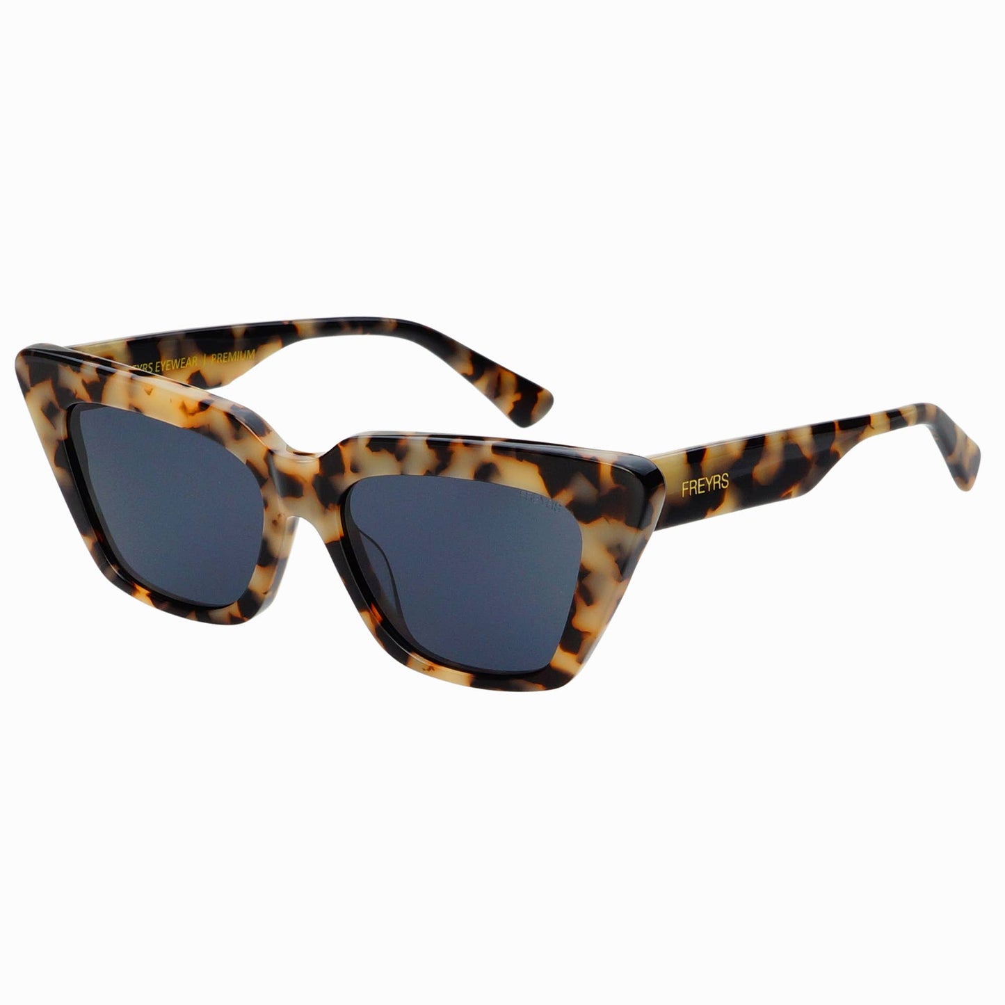 Vista Acetate Cat Eye Sunglasses: Milky Tortoise