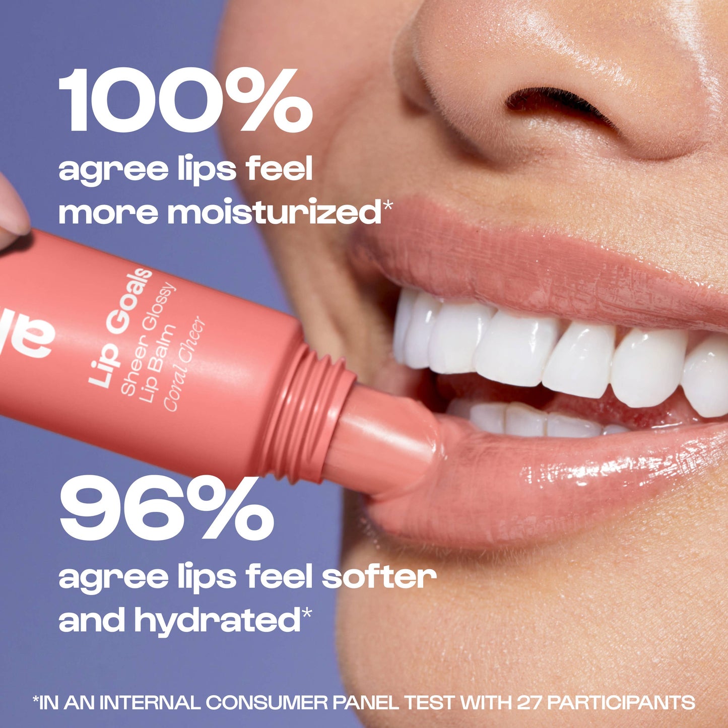 Coral Cheer Lip Goals Glossy Lip Balm/ Gifts / SPA