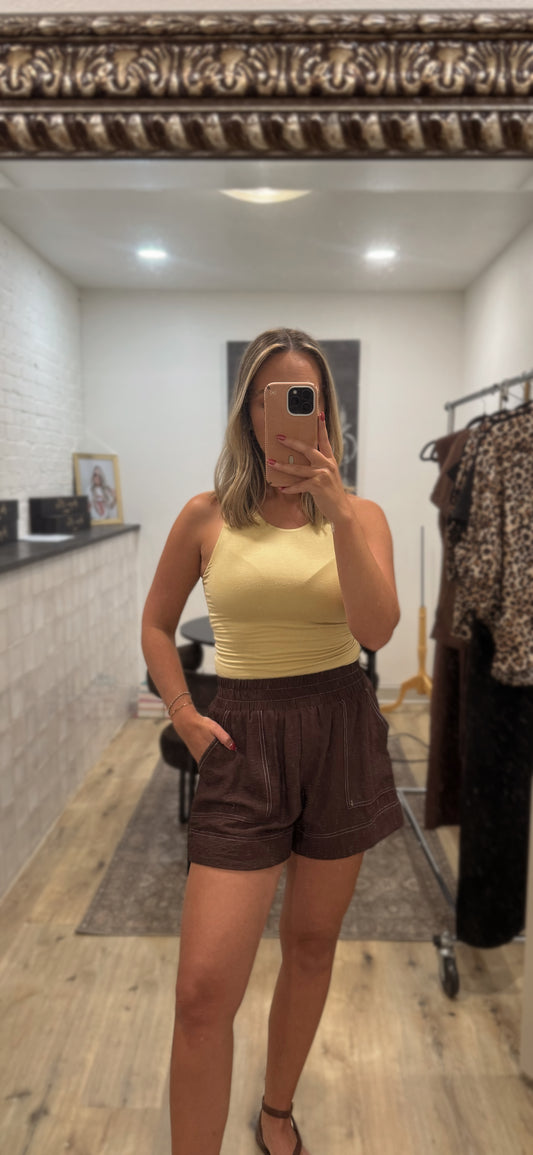 Chocolate Brown Shorts