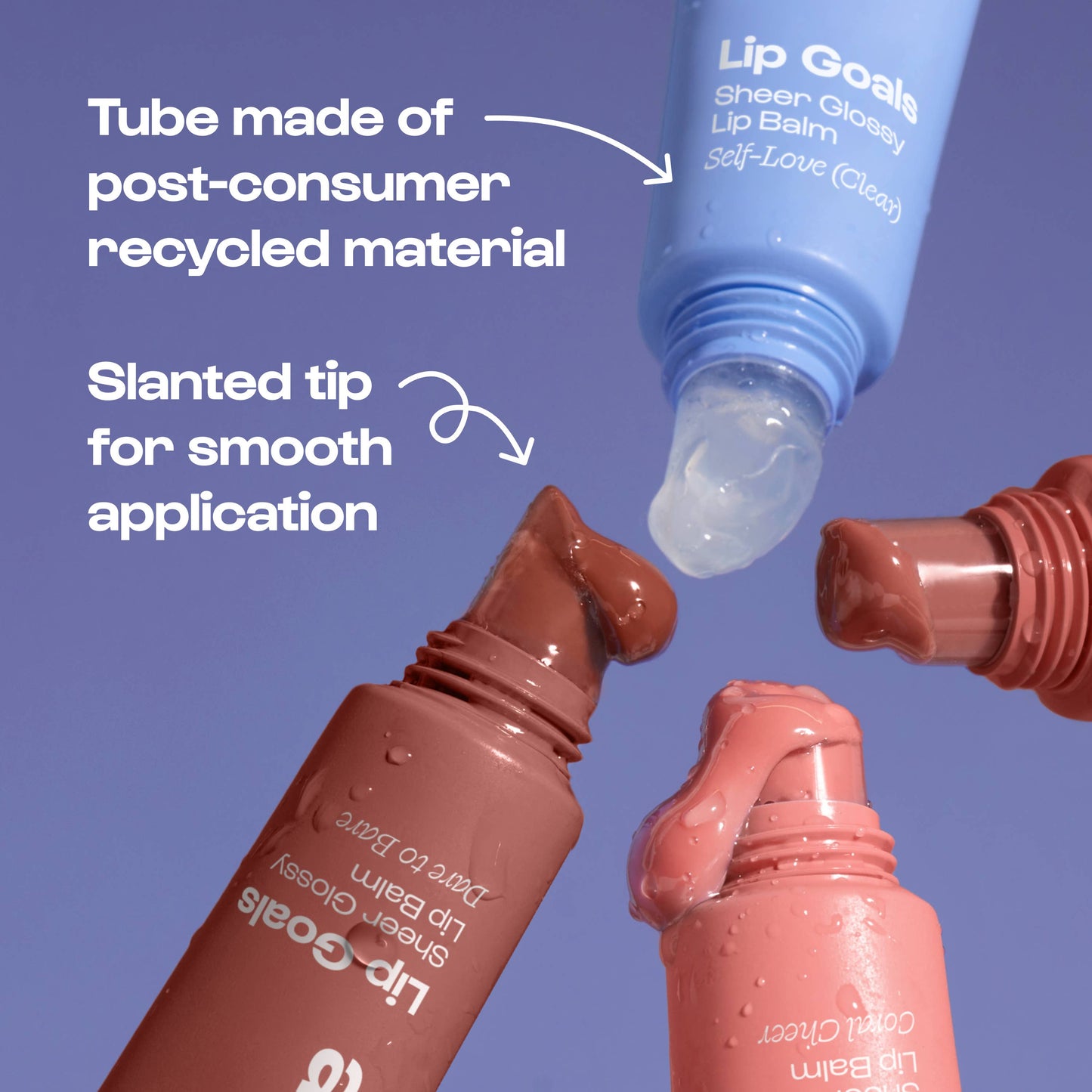 Rose & Shine (Sheer Dusty Rose) Lip Goals Glossy Lip Balm: Rose & Shine (Sheer dusty rose)