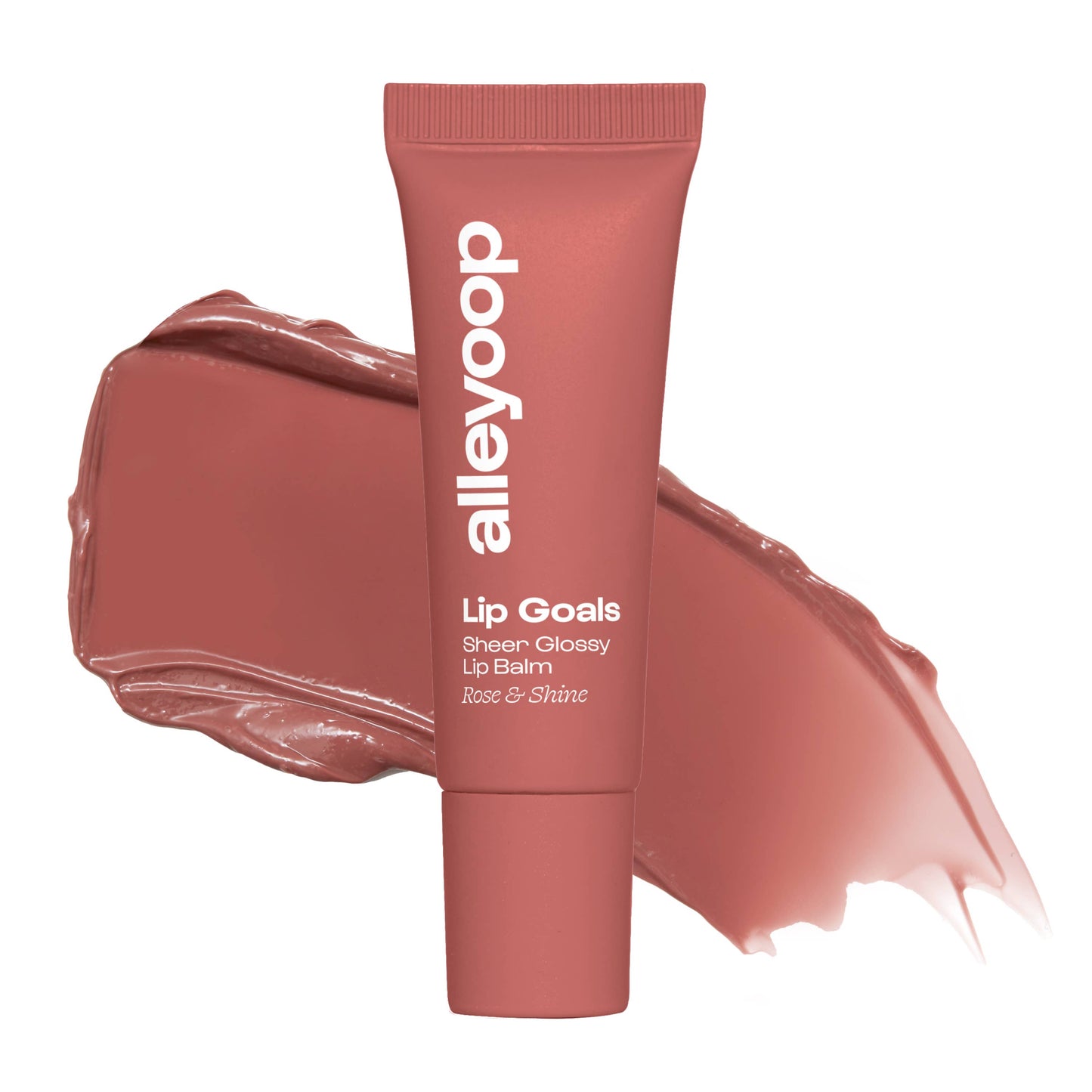 Rose & Shine (Sheer Dusty Rose) Lip Goals Glossy Lip Balm: Rose & Shine (Sheer dusty rose)