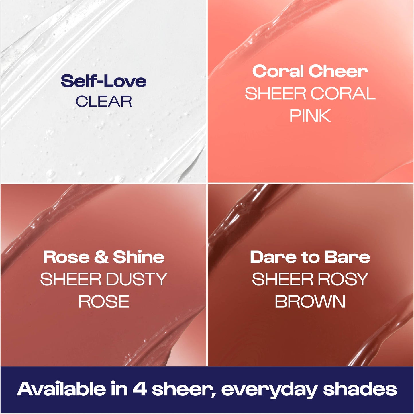 Rose & Shine (Sheer Dusty Rose) Lip Goals Glossy Lip Balm: Rose & Shine (Sheer dusty rose)