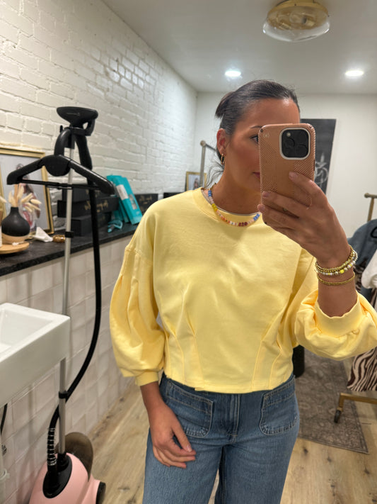 The Zoe Top- Yellow