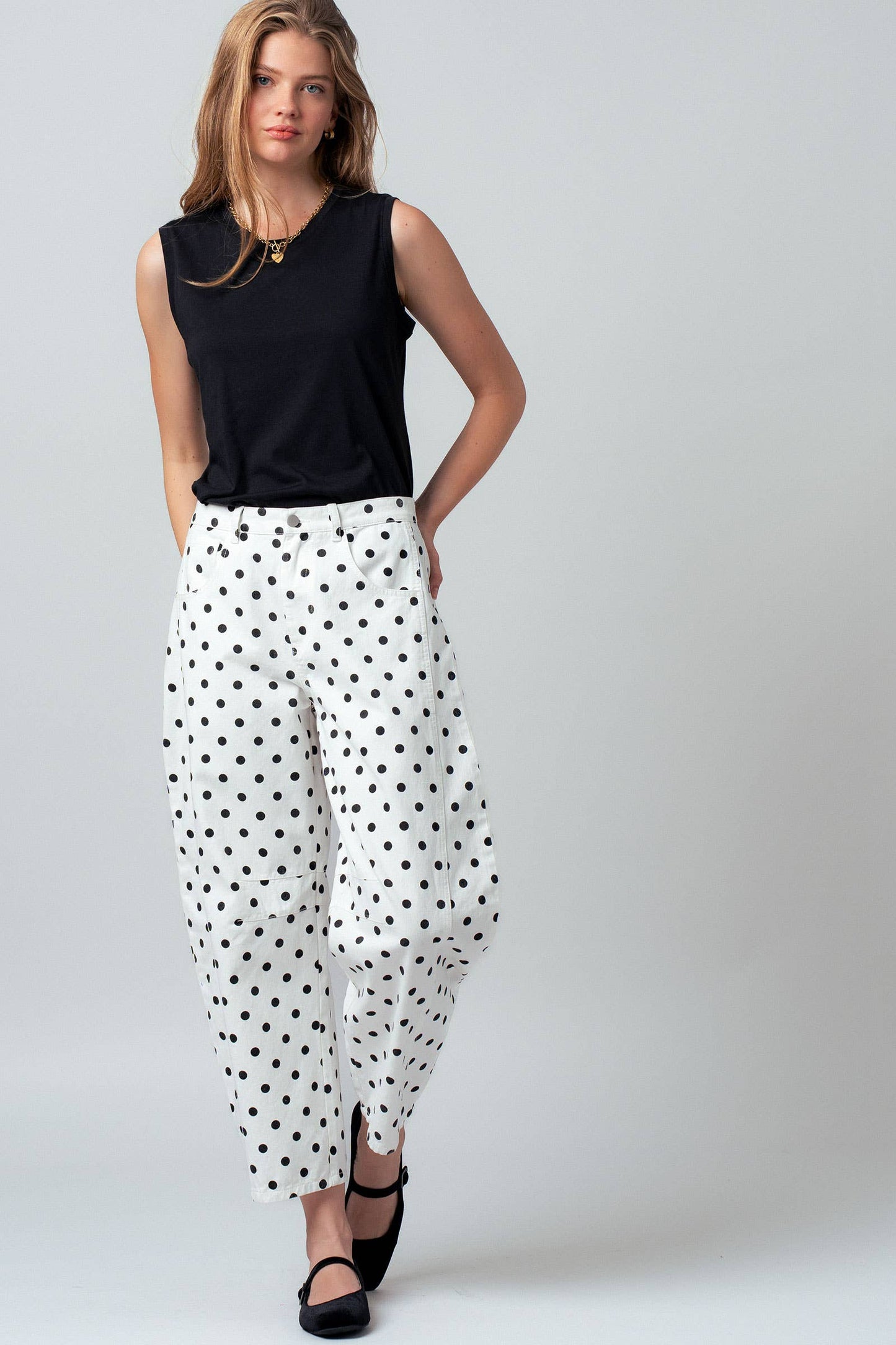 The Polka Dot Barrel Pant
