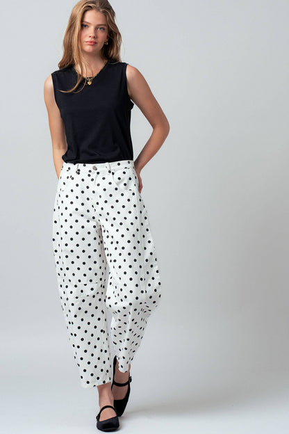 The Polka Dot Barrel Pant