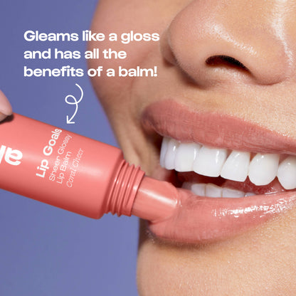 Rose & Shine (Sheer Dusty Rose) Lip Goals Glossy Lip Balm: Rose & Shine (Sheer dusty rose)