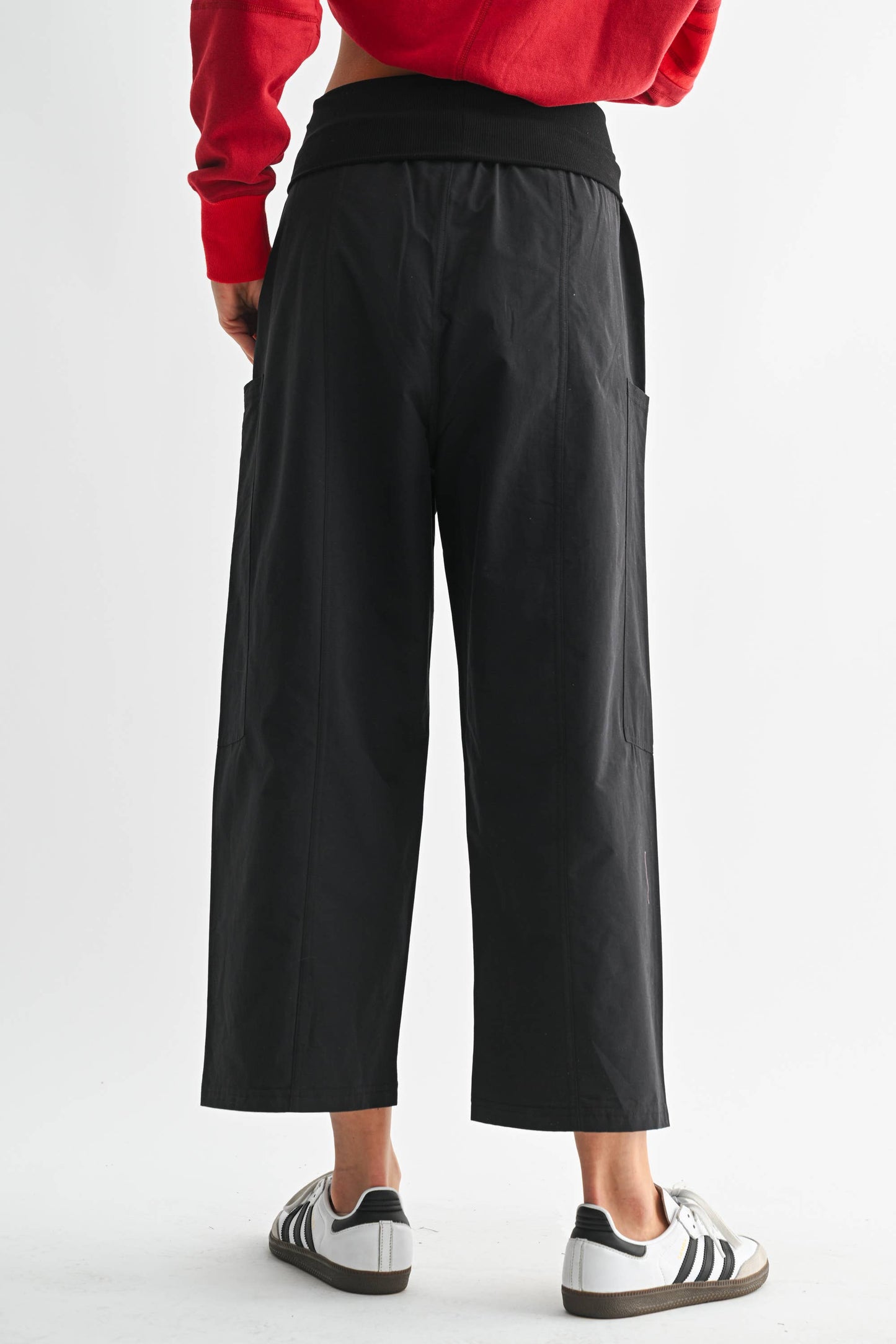 The Katie Wide Leg Cropped Pant