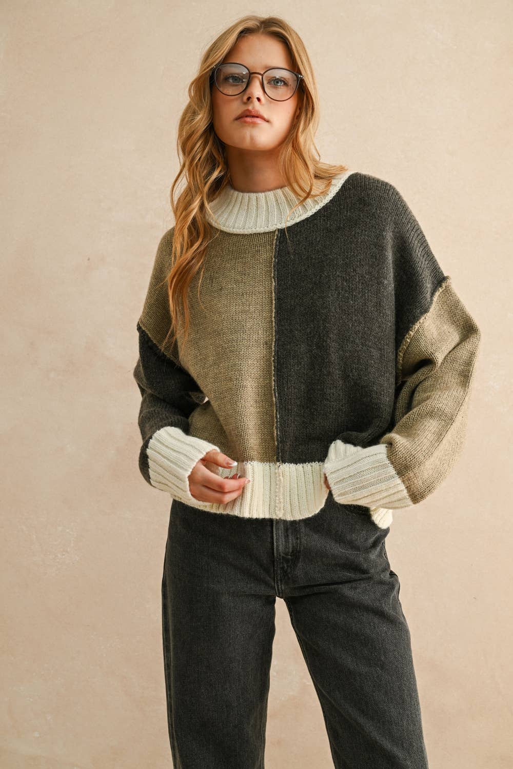 The Color Block Sweater