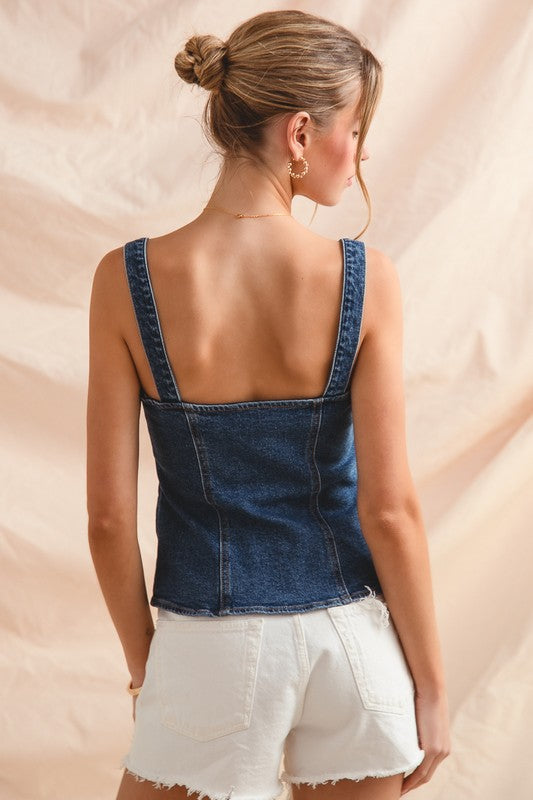 Good Energy Denim Top