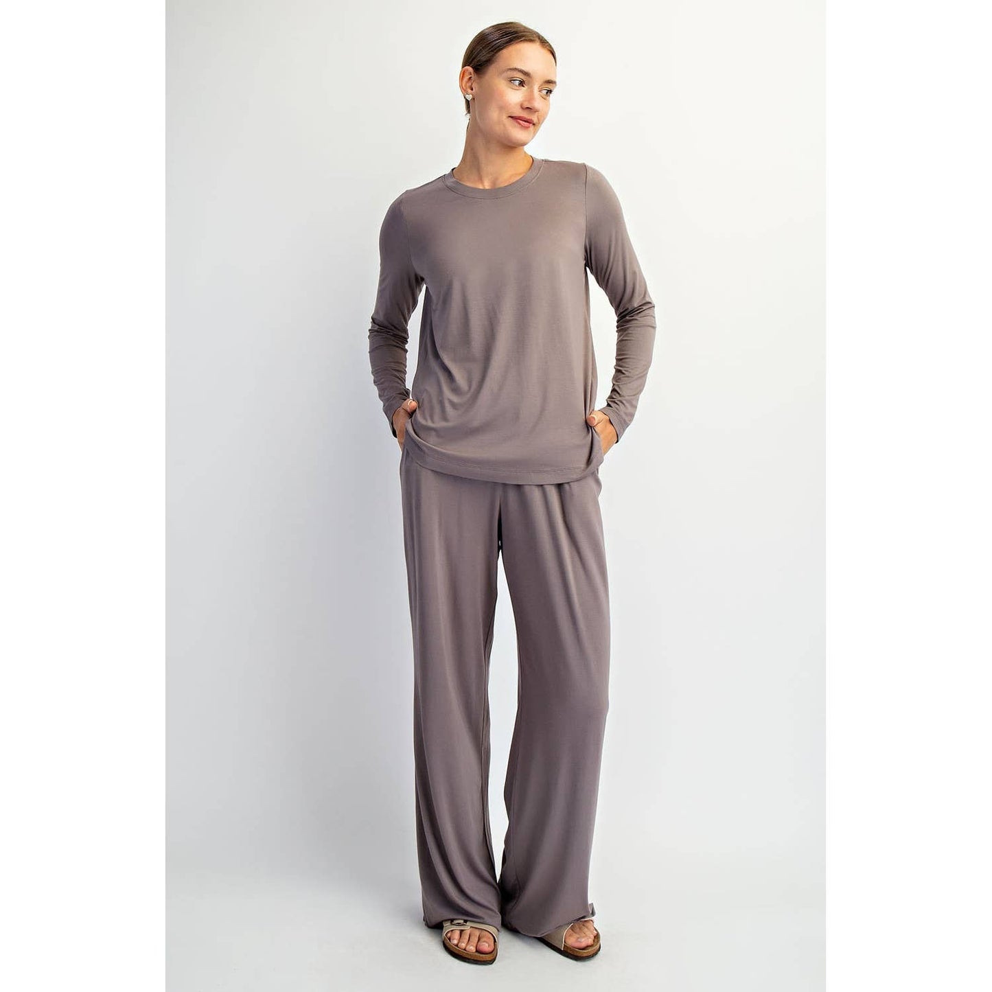 The Every Day Long Sleeve- Smokey Grey