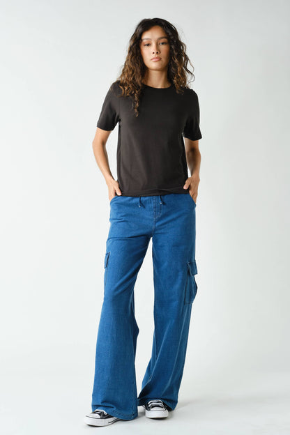 The Boxy Tee- Black