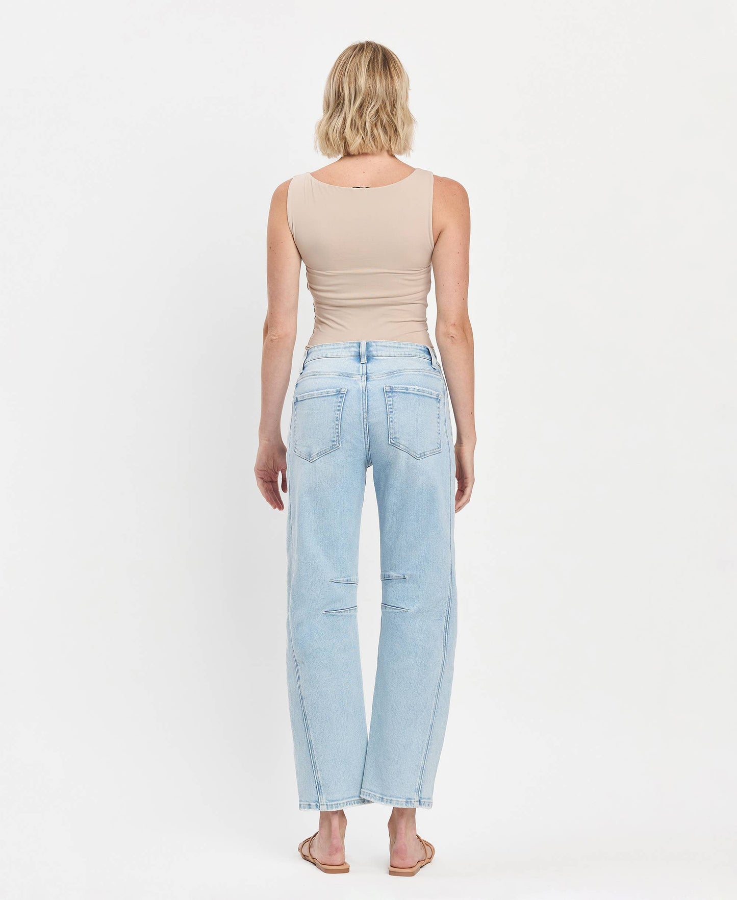 The Molly High Rise Barrel Jean