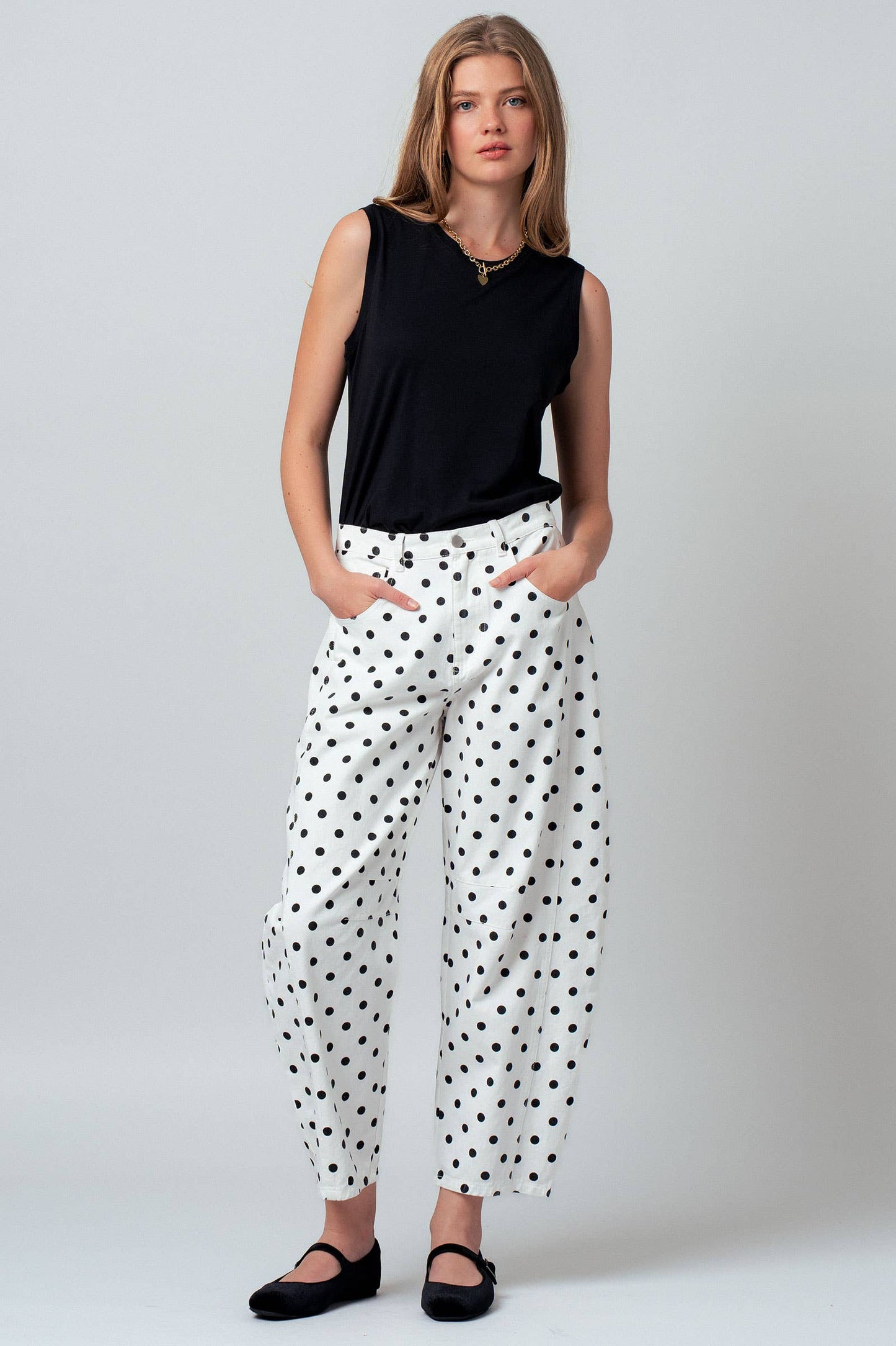 The Polka Dot Barrel Pant