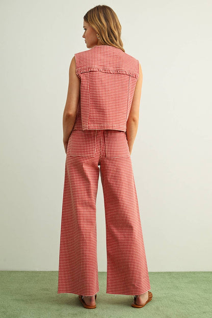 The Red Gingham Pants