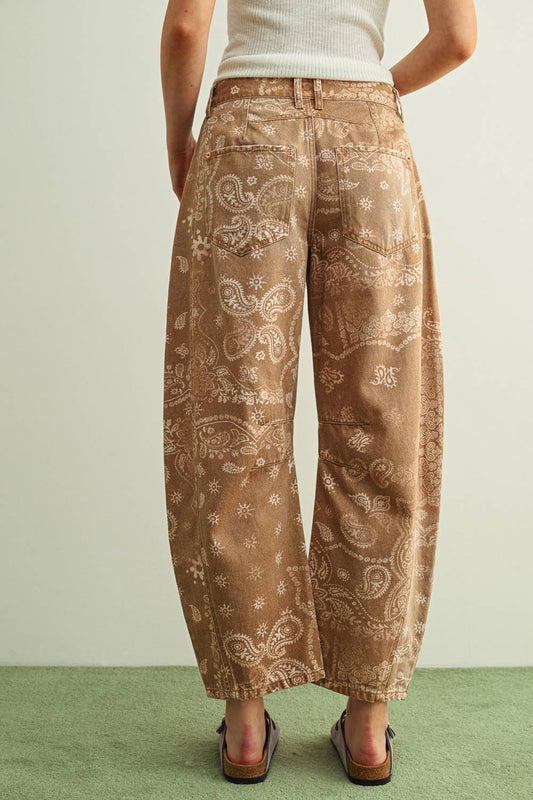 The Harper Paisley Pants