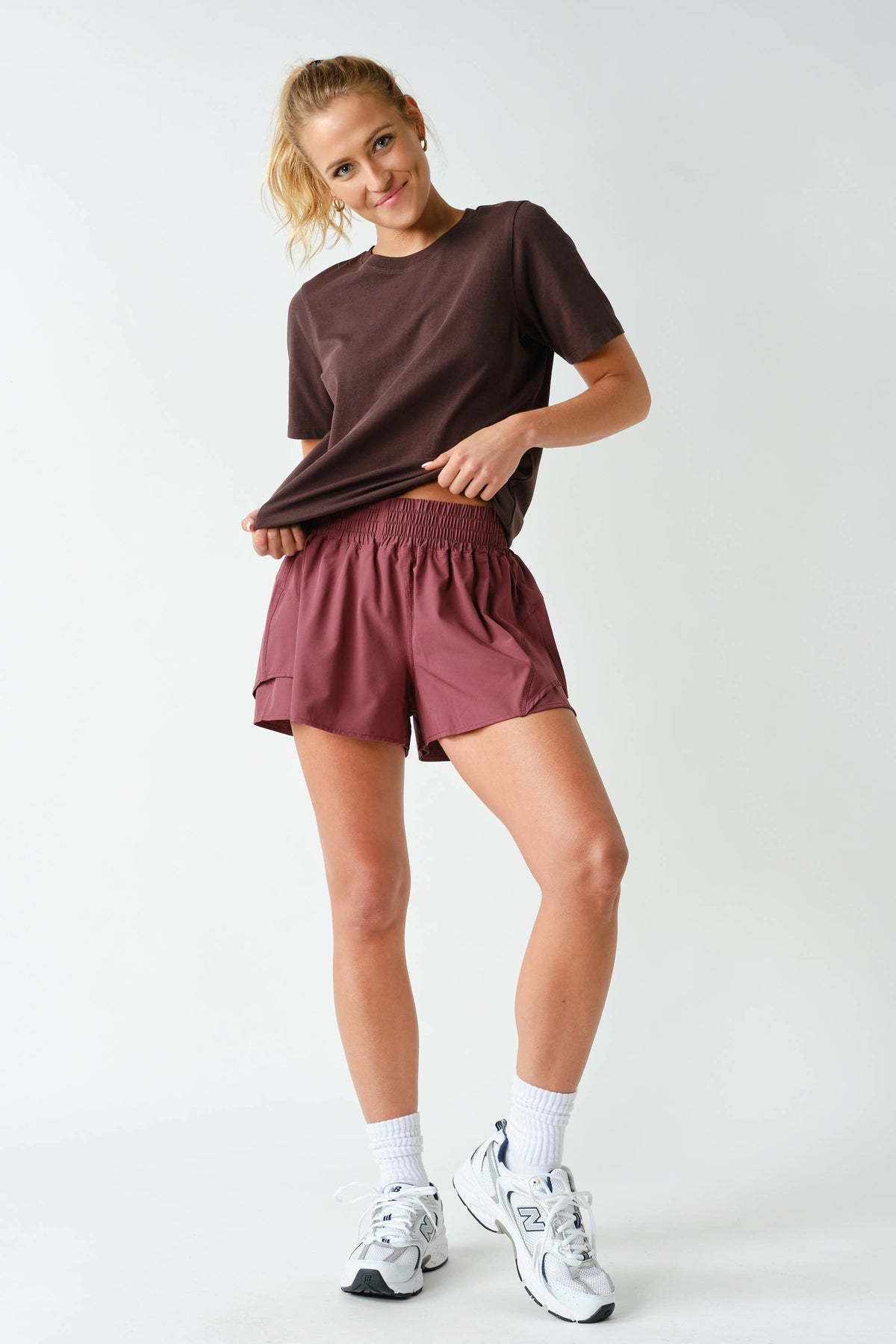The Boxy Tee-Brown