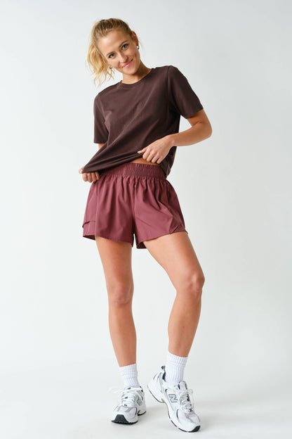 The Boxy Tee-Brown