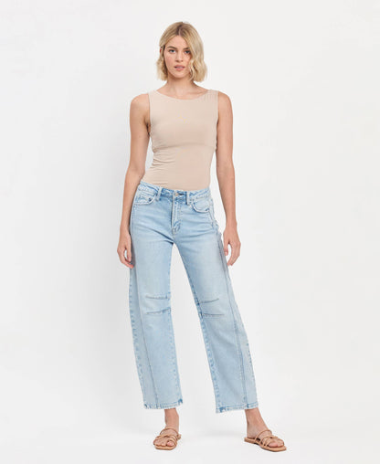 The Molly High Rise Barrel Jean