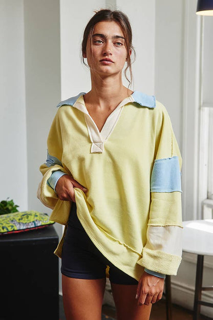 The Colorblock Pullover