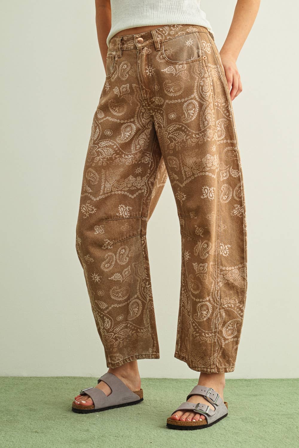 The Harper Paisley Pants