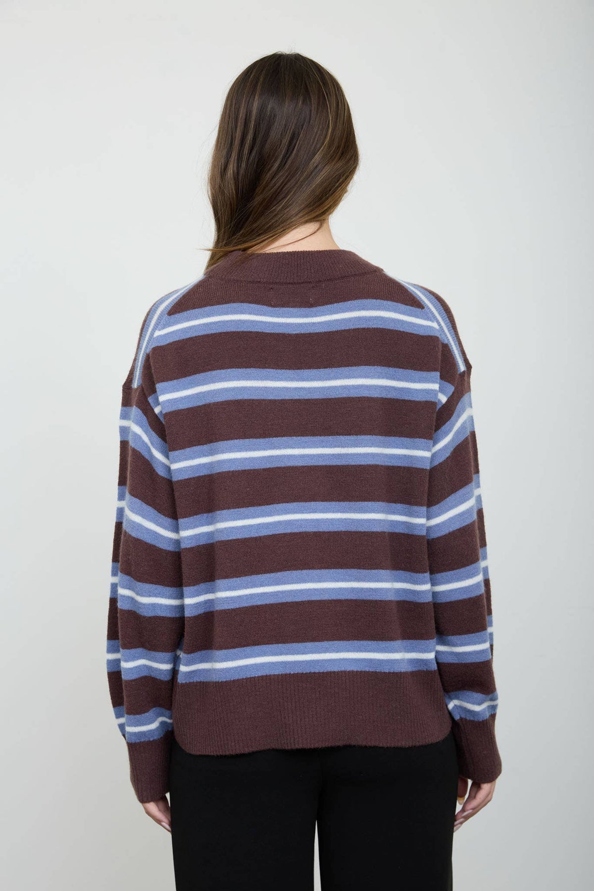 The Jesse Striped Lightweight Sweater