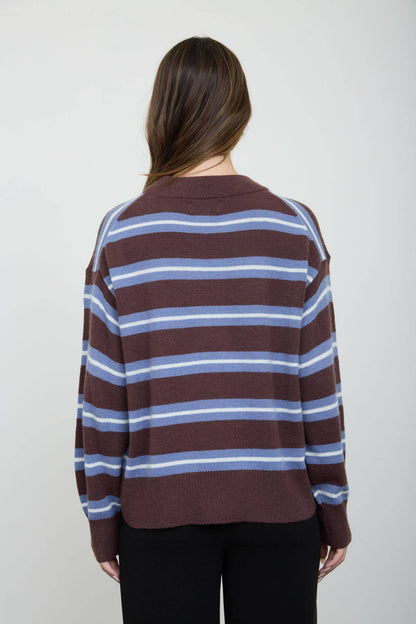 The Jesse Striped Lightweight Sweater
