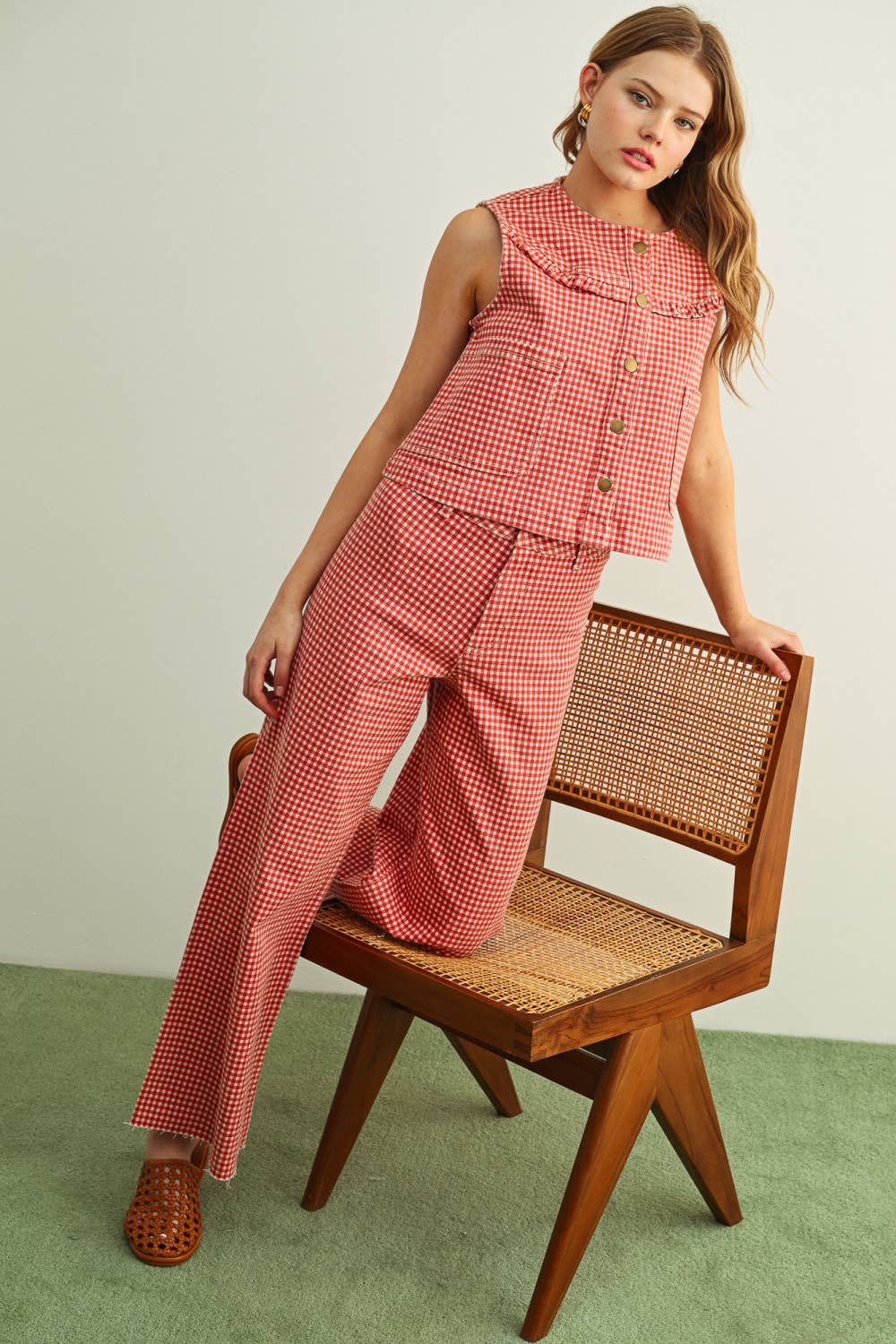 The Red Gingham Pants