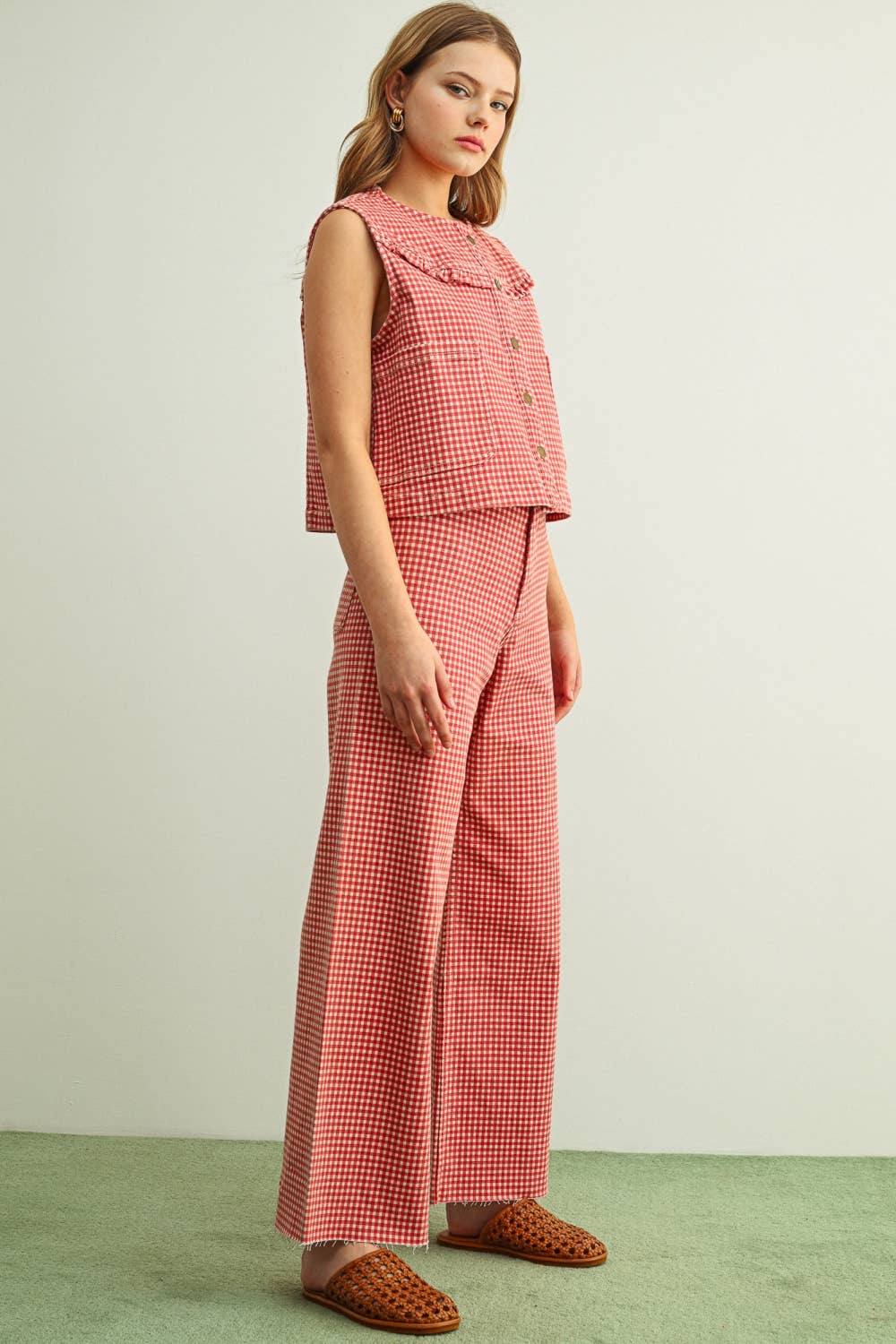 The Red Gingham Pants