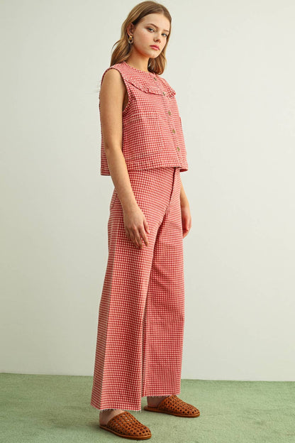 The Red Gingham Pants