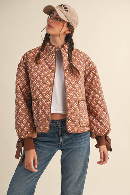 The Floral Quilted Jacket