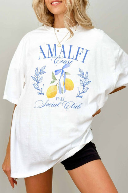 Social Club Lemon Tee-White