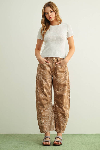 The Harper Paisley Pants