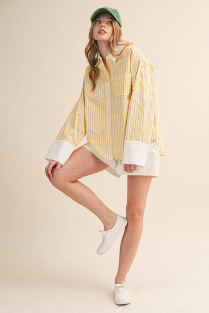 The Hazel Button Up Blouse