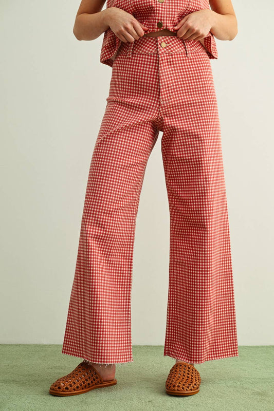 The Red Gingham Pants