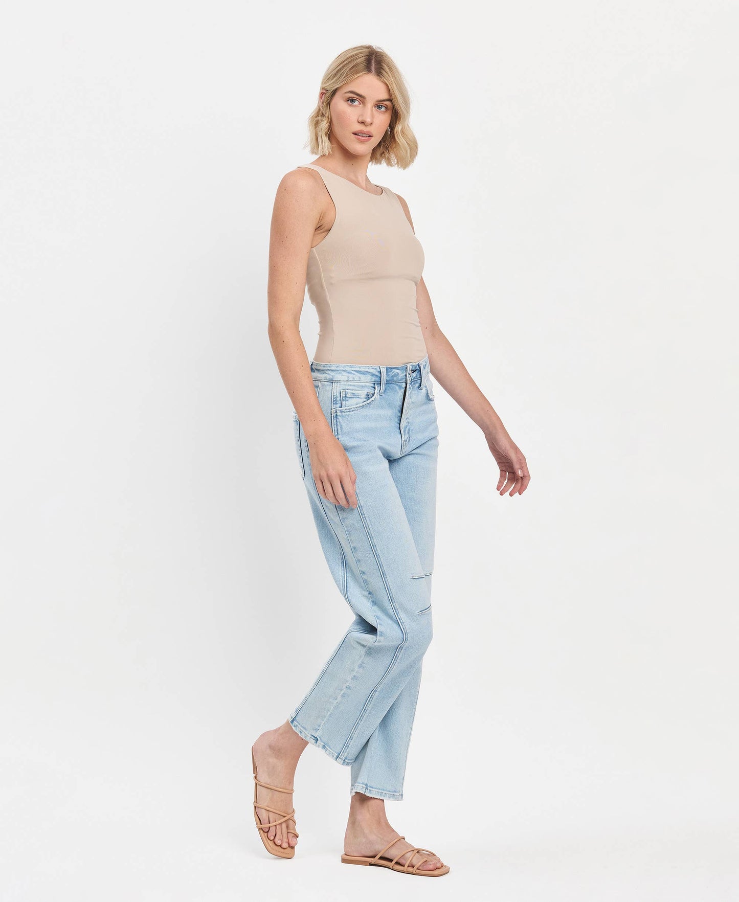 The Molly High Rise Barrel Jean