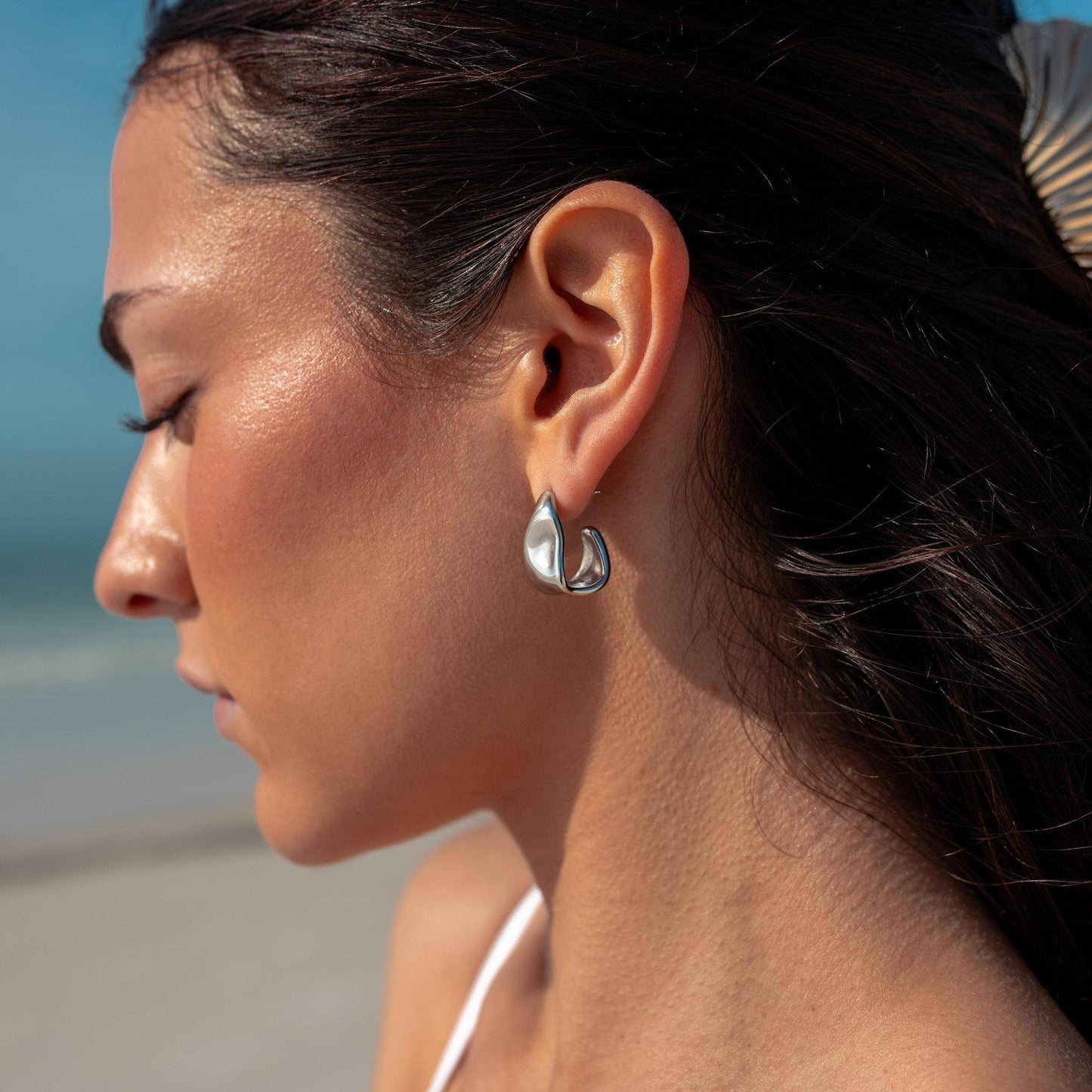 Vespera Earrings Silver: Silver