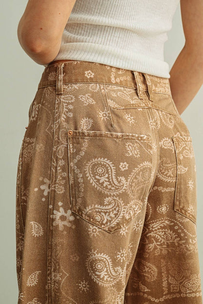 The Harper Paisley Pants