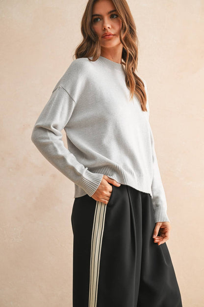 The Heather Grey Sweater