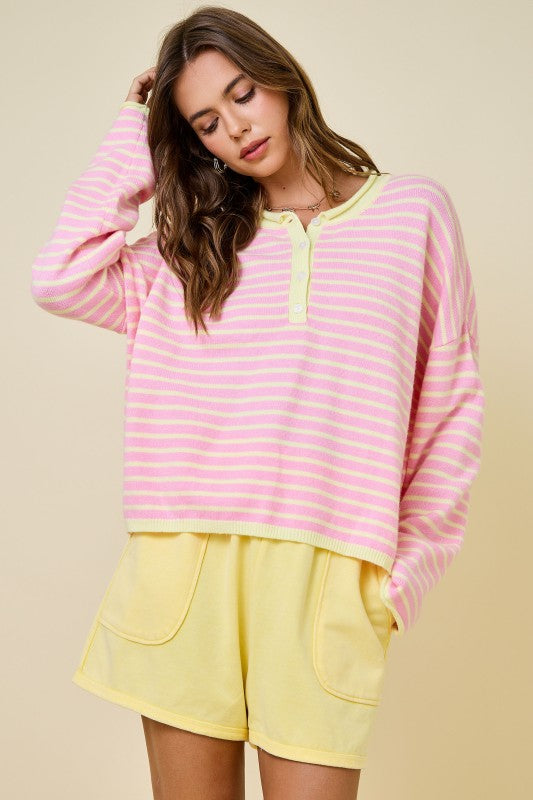 The Strawberry Lemonade Sweater