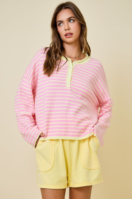 The Strawberry Lemonade Sweater