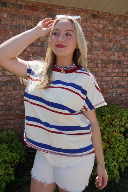 American Dream Striped Top