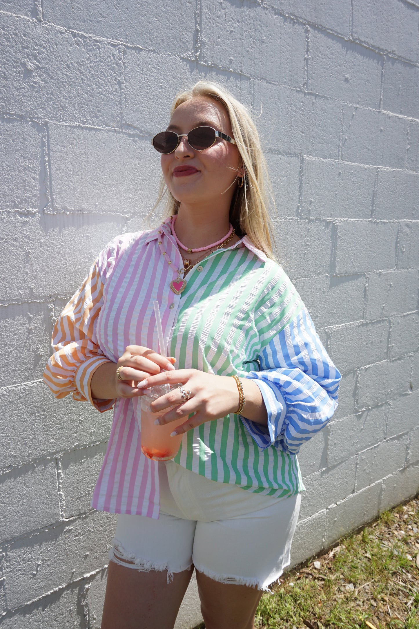 Something About You Multi-Striped Blouse