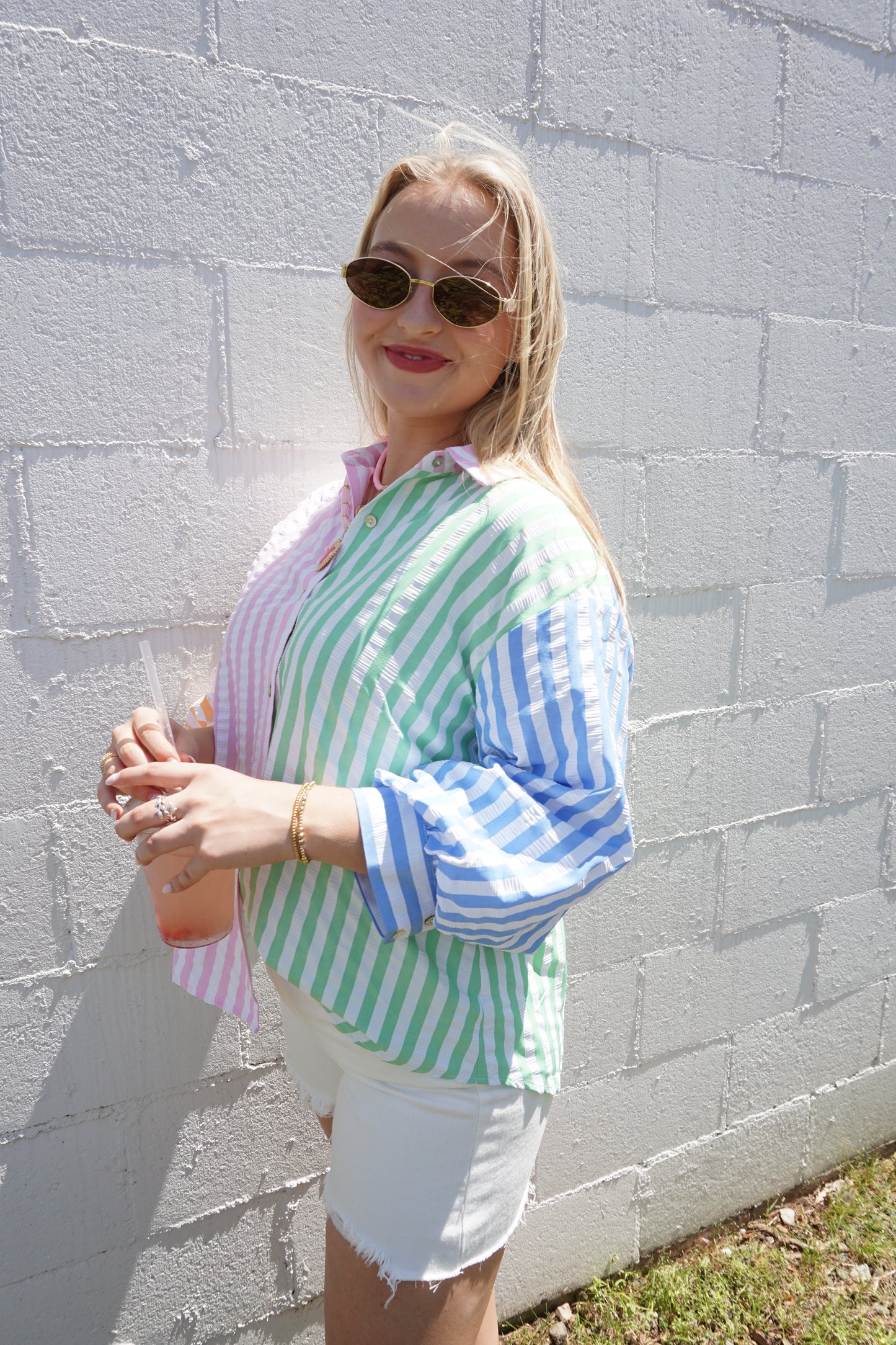 Something About You Multi-Striped Blouse