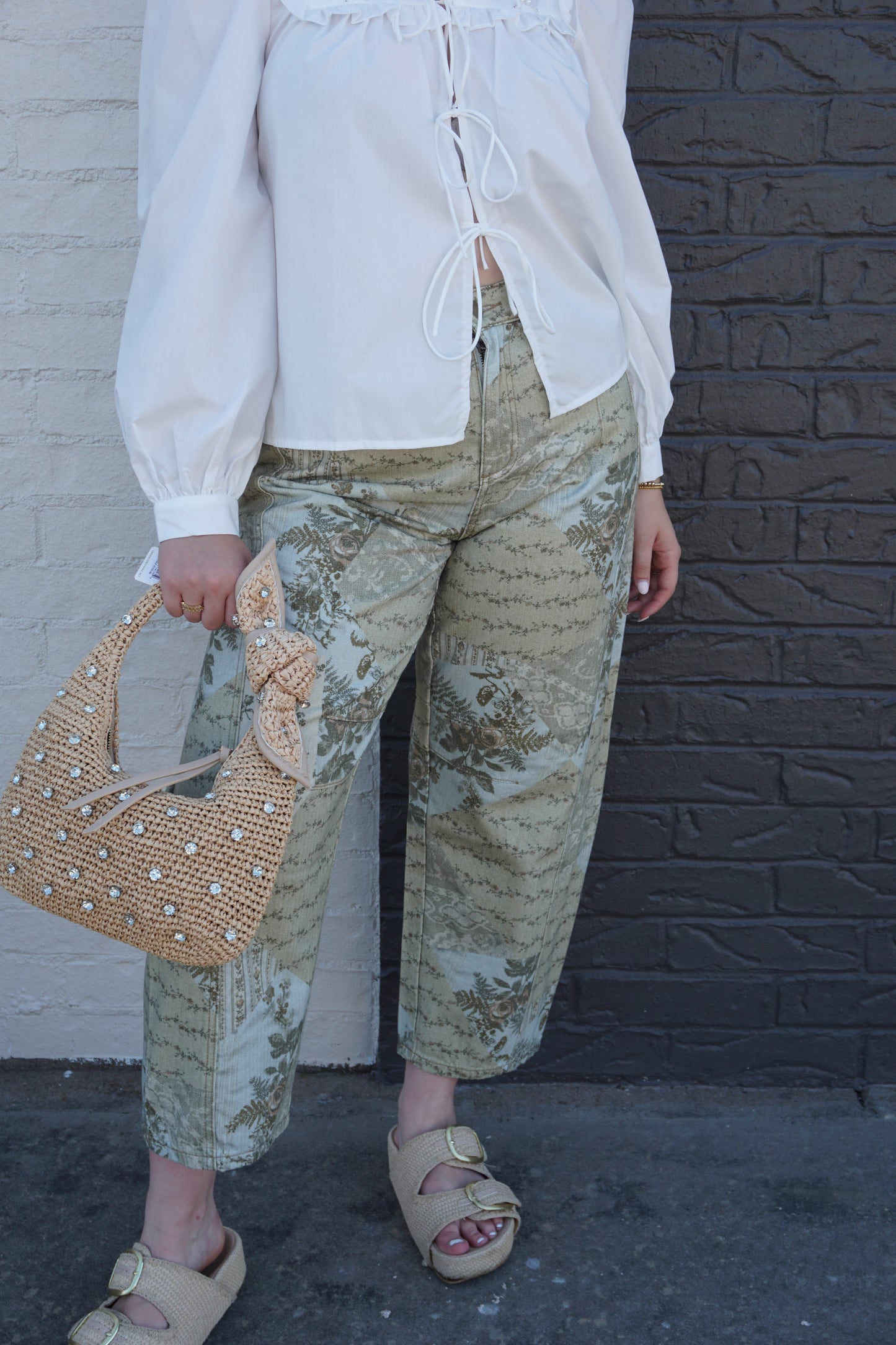 Garden Club Barrel Pants