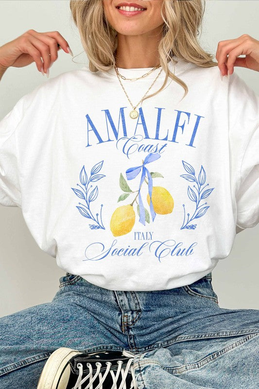 Social Club Lemon Tee-White