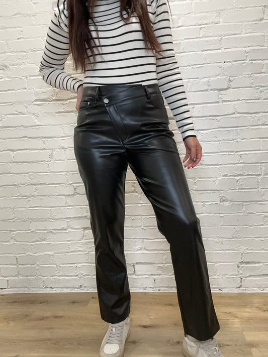 Black Leather Pants