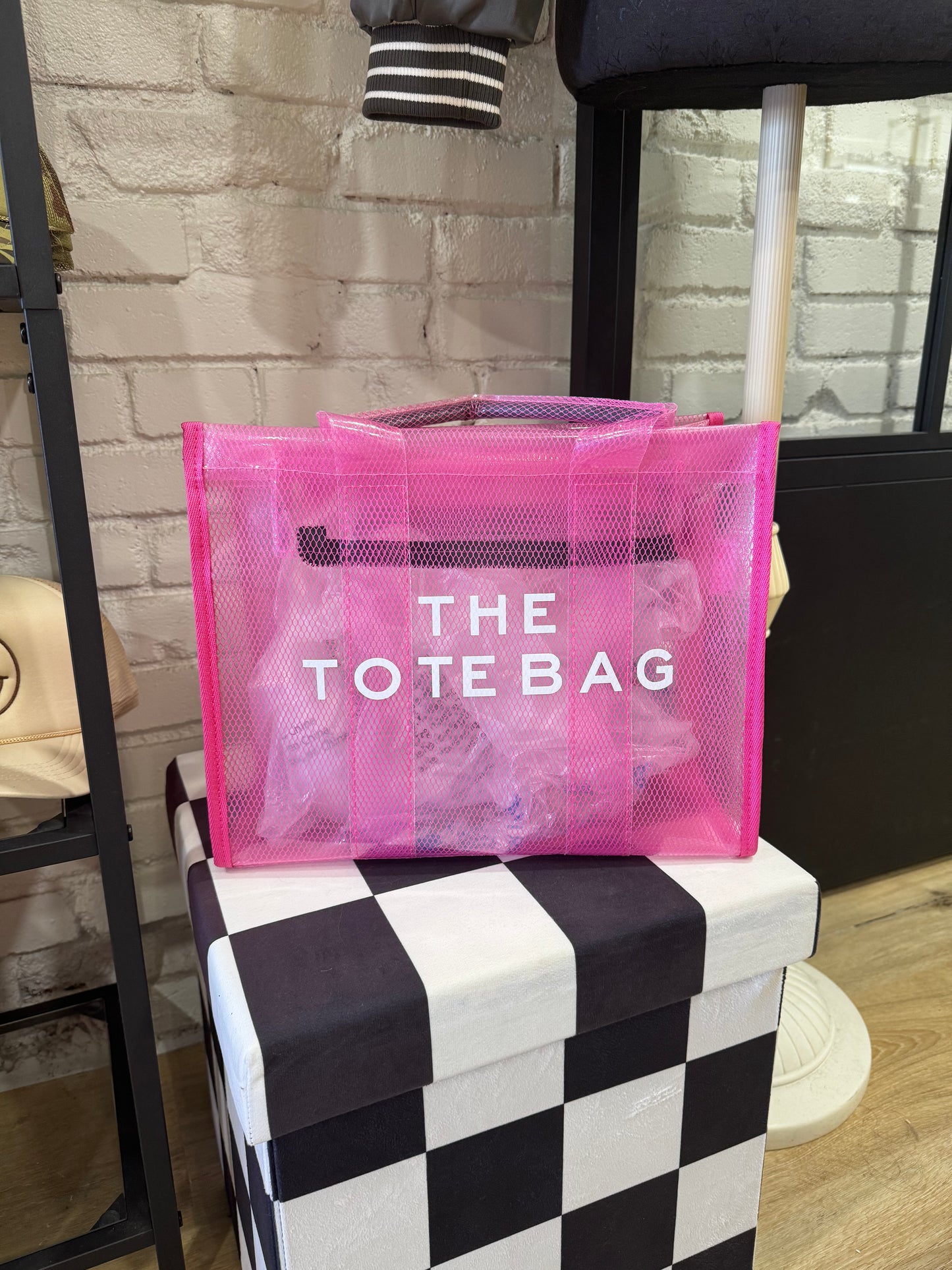 Pink Tote Bag