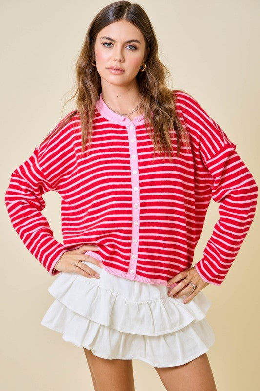 The Strawberries & Cream Cardigan